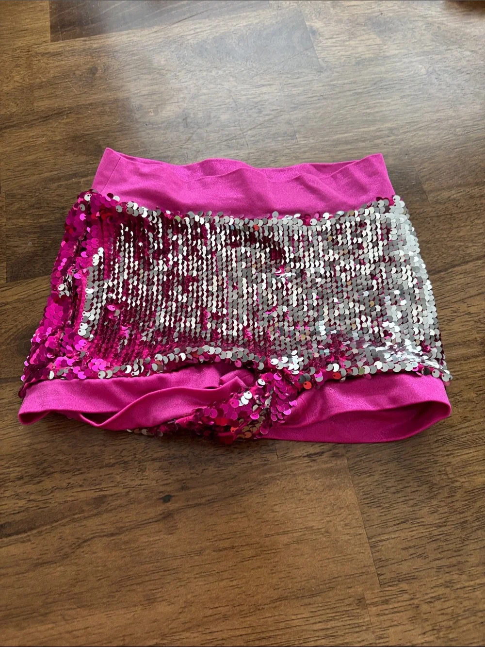 IC Balera Hot Pink/Silver Sequin Shorts